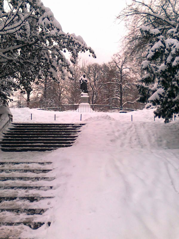 Netradiční vstup do Riegrovych sadů. | Foto: Aktuálně.cz