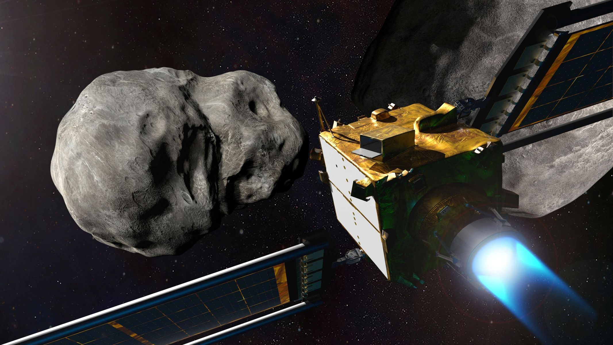 NASA tested Earth’s defense against space bodies, the DART probe hit an asteroid