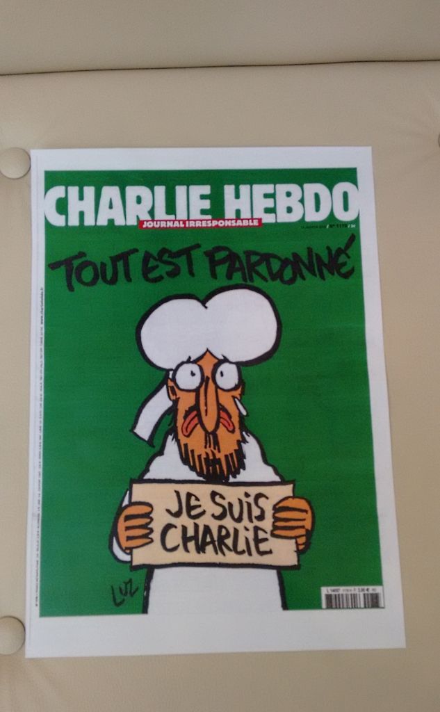 Vydání časopisu Charlie Hebdo ze dne 14. 1. 2015 | Foto: Repro Charlie Hebdo