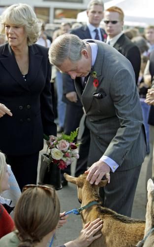 Princ Charles a jeho žena Camilla se během návštěvy Kalifornie přišli podívat i na West Marin Farmers Market nedaleko San Franciska. | Foto: ČTK / AP