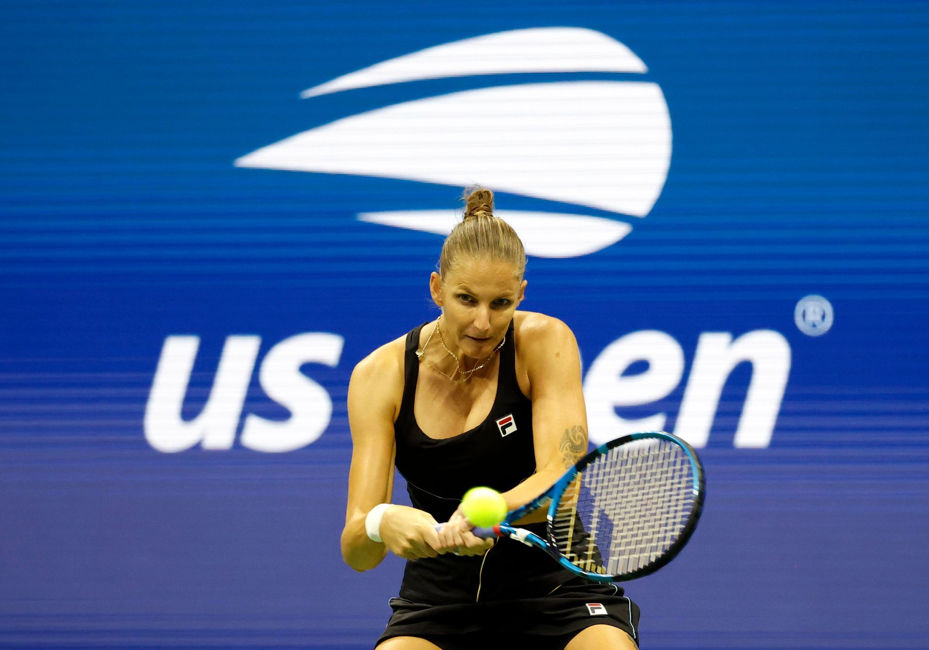 Plíšková is in the quarterfinals at the US Open.  Six aces were enough for her, she forced her opponent to spoil