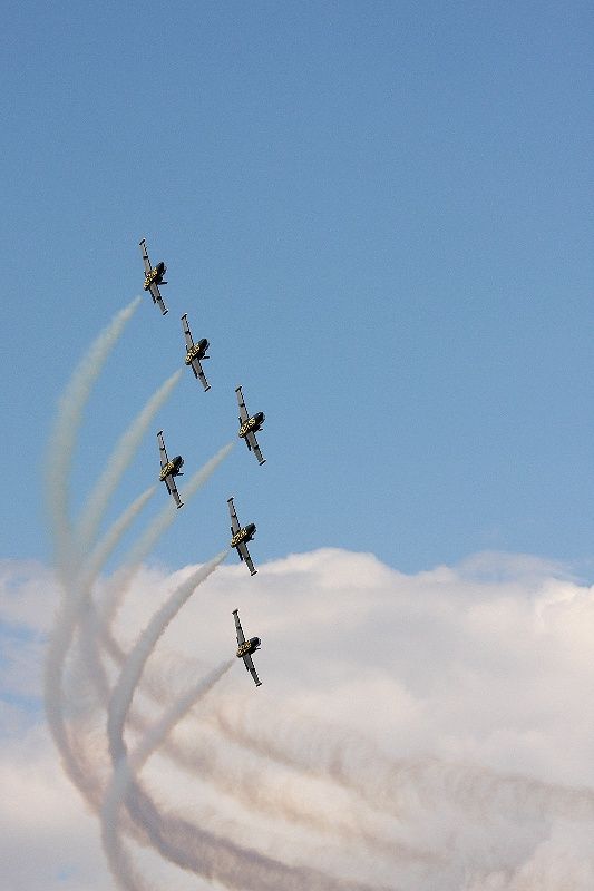 L-39 - Breitling Jet Team (české letadlo, francouzský pilot, nizozemská značka, estonská registrace) | Foto: Martin Holcman