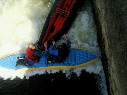 Nepodařený sjezd Viktorčina splavu | Foto: Markéta Chaloupská