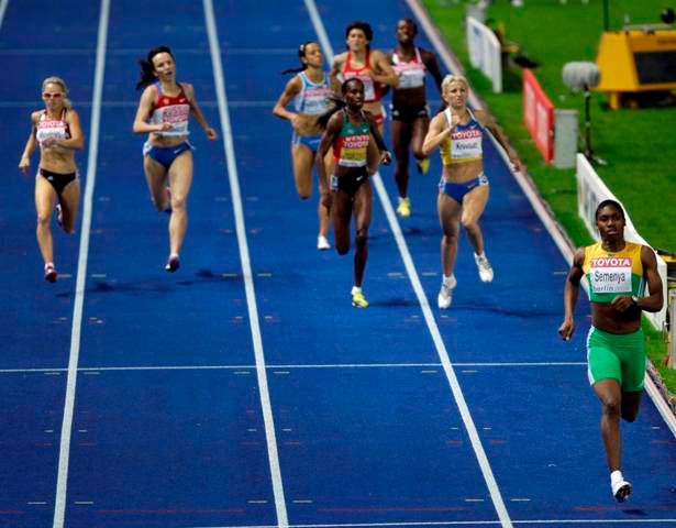 Semenyaová finále běhu na 800 metrů vyhrála s přehledem. | Foto: Reuters