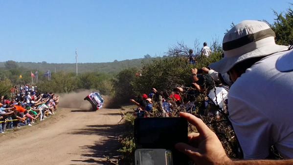 Rallye Argentina: Haydon Paddon, nehoda | Foto: Juan Claudio Chacon via Twitter