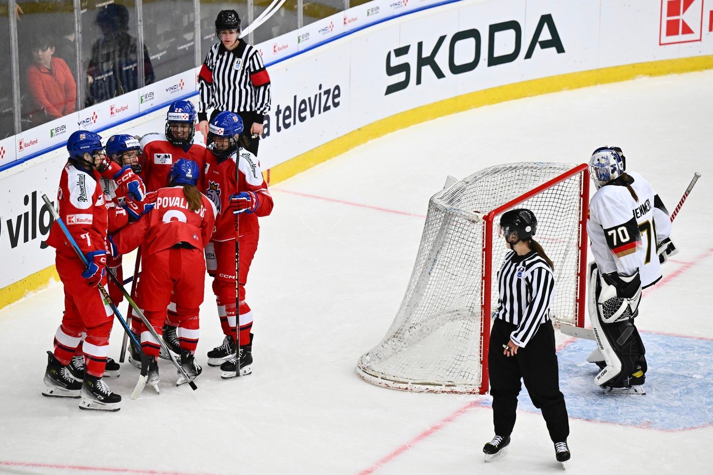 Die tschechischen Eishockeyspielerinnen besiegten Deutschland im WM-Viertelfinale mit 1:0, entschied Pejšová