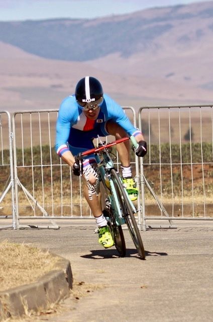 Paracyklista Ivo Koblasa dojel v časovce i v silničním závodě sedmý. | Foto: ČATHS, Soňa Ježková