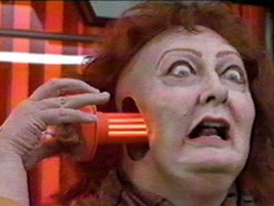 Většina vizuálních efektů ve filmu Total Recall vznikla s pomocí protetických masek, animatronických modelů a miniatur. Rozkládací hlava „tlusté dámy“ je legendární. | Foto: Aktuálně.cz