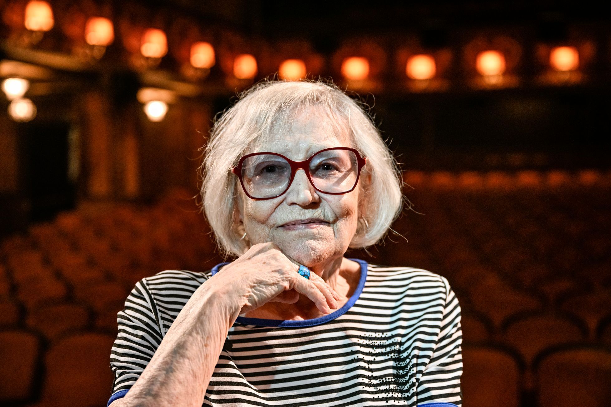 Marta Kubišová told her story in Lucerne, she received a gold medal