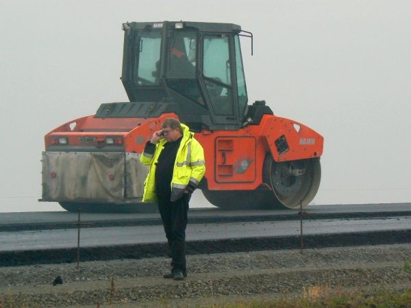 Stavba dálnice D1 u Hulína | Foto: Karel Toman