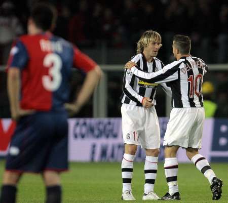 Del Piero, Nedvěd: Dvě velké hvězdy Juventusu | Foto: Reuters