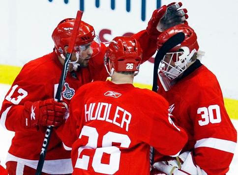 Detroit včetně Hudlera míří za obhajobou Stanley Cupu | Foto: Reuters