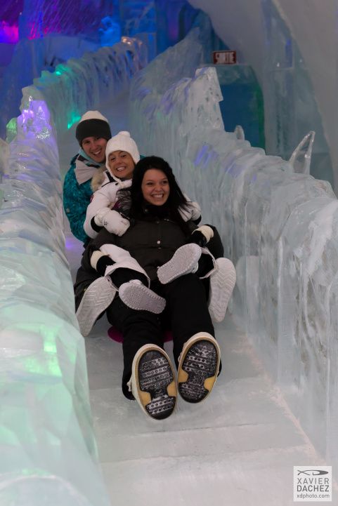 Na různé typy nocležníků se přitom myslí už při výstavbě ledových hotelů. | Foto: Xdachez.com / Hotel de Glace