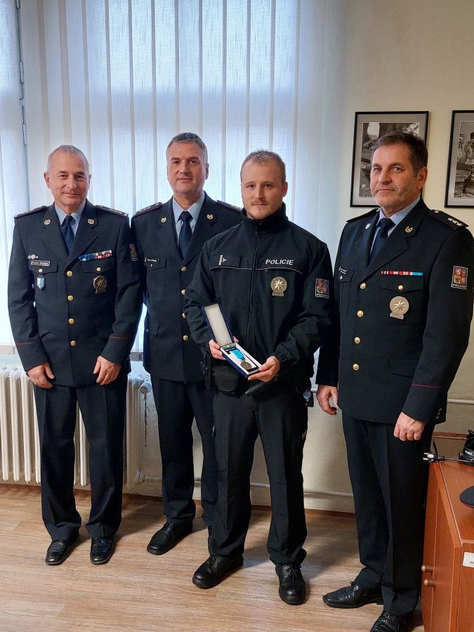 Policista Vojtěch Kausta. | Foto: Týdeník policie