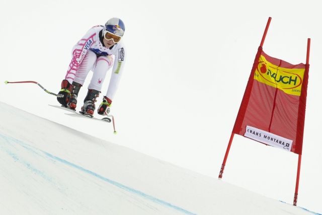 V Crans Montaně si Vonnová zajistila malý křišťálový glóbus. | Foto: Reuters