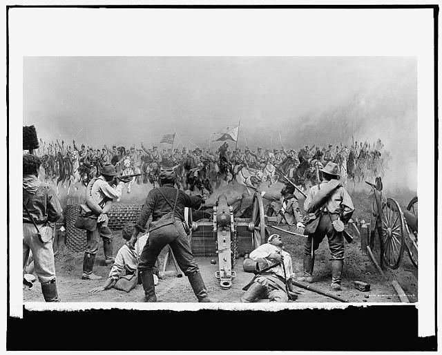 Tématiku z občanské války Sever proti Jihu ztvárňuje i cykloráma, které je k vidění v muzeu v Milwaukee (USA). | Foto: Library of Congress