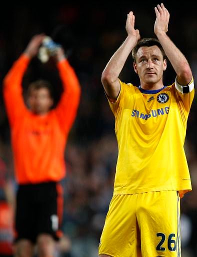 Kapitán Chelsea John Terry děkuje divákům za podporu | Foto: Sport