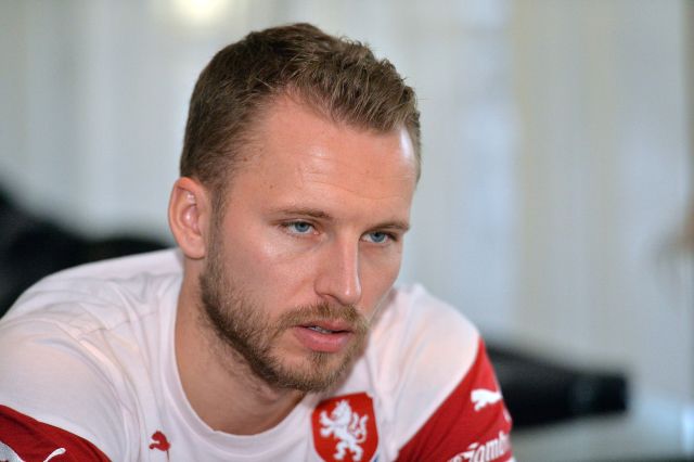 Michal Kadlec na srazu reprezentace (2015) | Foto: ČTK