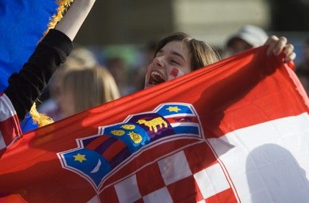 Chorvatka může slavit slavné vítězství nad Německem. | Foto: Reuters