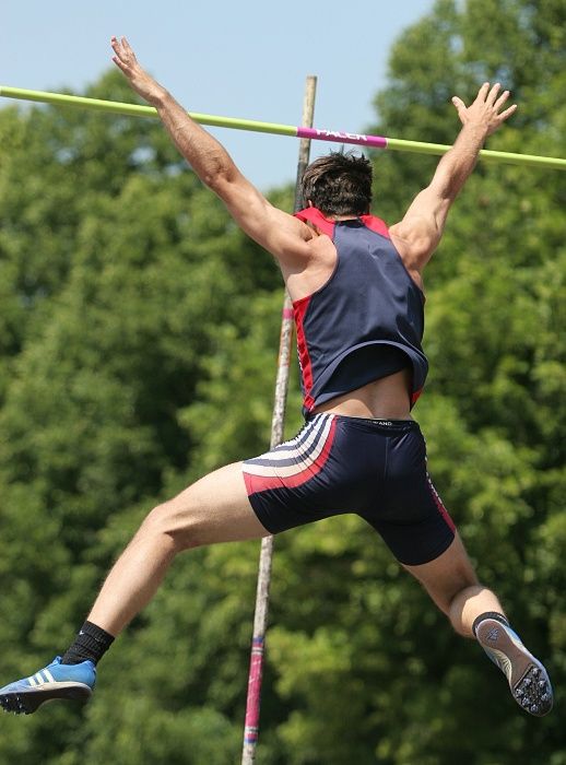 Skok o tyči v podání norského atleta Sommerfeldta Knut-Haralda. | Foto: Tomáš Adamec, Aktuálně.cz