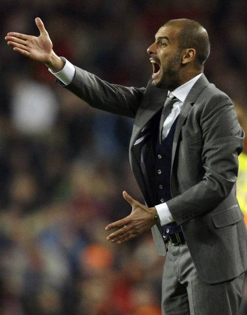 Trenér Barcelony Josep Guardiola mohl být spokojen | Foto: Sport