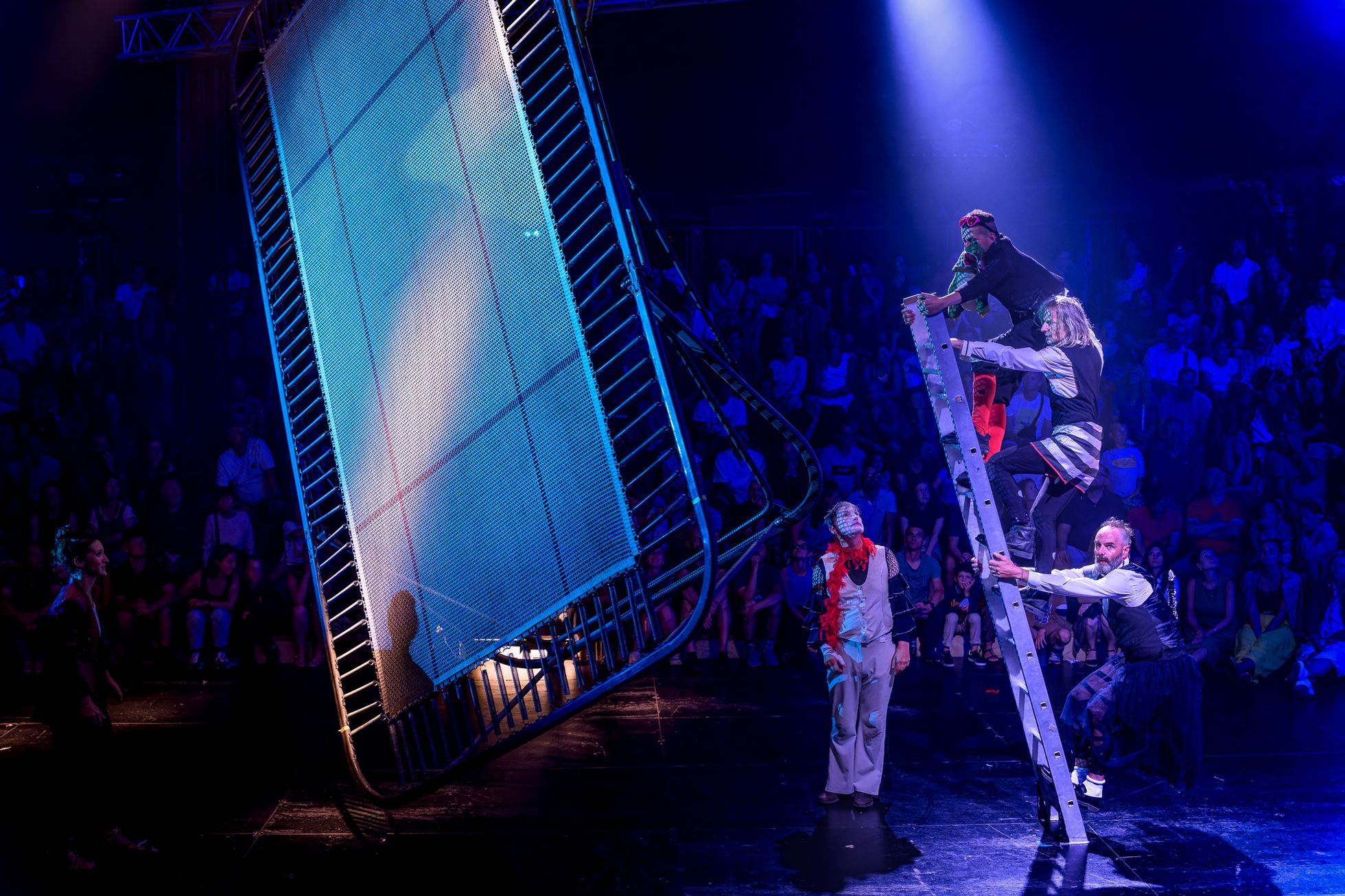 Flying musicians and acrobats with no intuition for self-preservation ...