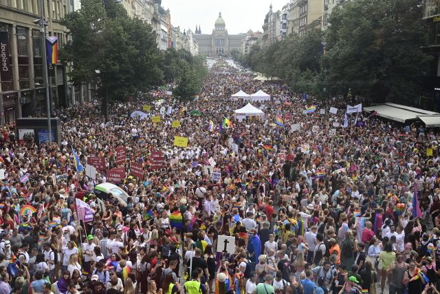 Průvod Prague Pride 2022. | Foto: ČTK