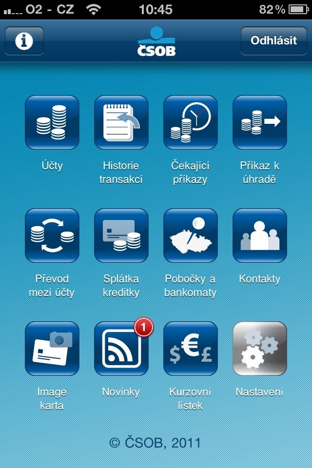 Aplikace pro smartbanking od ČSOB | Foto: ČSOB