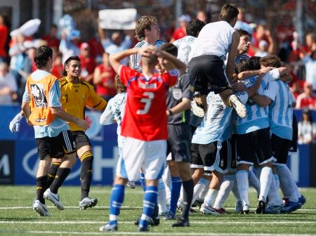 Radost a smutek - Česko vs. Argentina, MS dvacítek. | Foto: Reuters