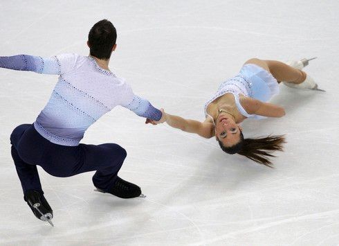 Italský pár Nicole Della Monica a Yannick Kocon. | Foto: Sport