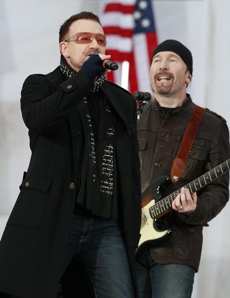 U2 na koncertě We Are One k oslavě Obamovy inaugurace. | Foto: Reuters