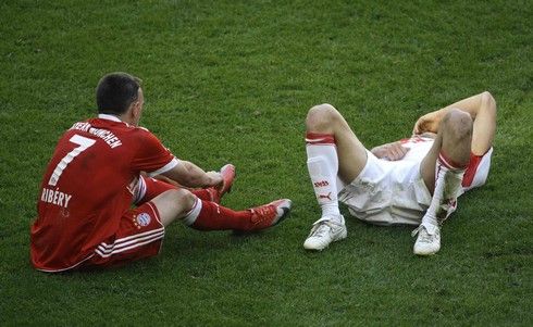 Smutek v podání Franka Ribéryho | Foto: Sport