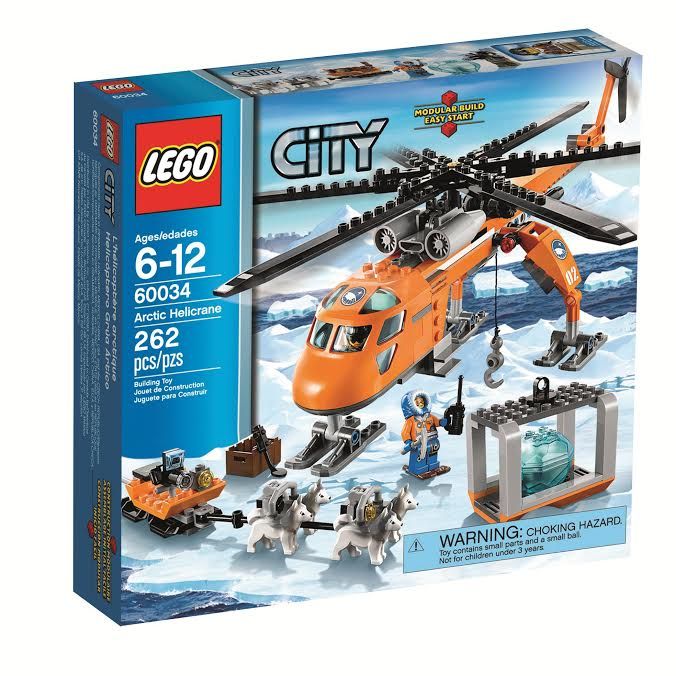 Dobře se prodávalo také Lego Polární jeřáb (Lego City Arctic Helicrane). | Foto: Tesco