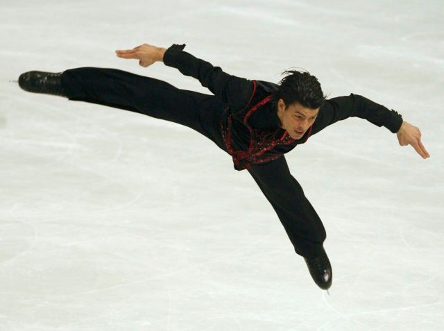 Stephane Lambiel, závodník ze Švýcarska. | Foto: Reuters