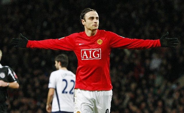 Dimitar Berbatov zařídil Manchesteru United gólem na 2:1 proti Tottenhamu postup do osmifinále FA Cupu. | Foto: Reuters