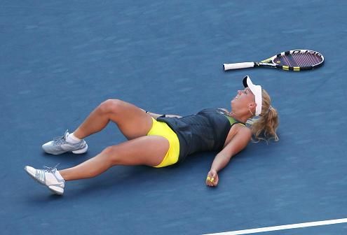 Jejím cenným skalpem se může pyšnit česká naděje Petra Kvitová, která Wozniackou vyřadila v osmifinále letošního Wimbledonu. | Foto: Reuters