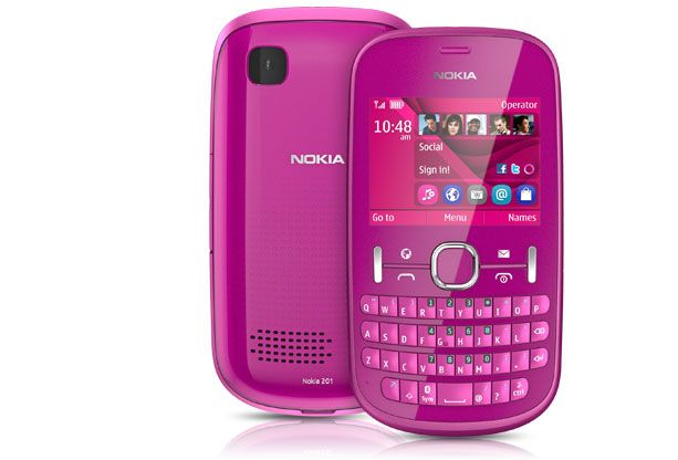 Druhý představený model Nokia Asha 201 je stejný jako již popsaný model Asha 200. Liší se pouze v tom, že podporuje pouze jednu SIM. | Foto: NOKIA.COM