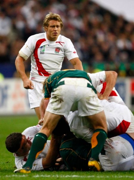 Johnny Wilkinson na titul nedosáhl - finále MS v ragby Anglie vs. Jižní Afrika. | Foto: Reuters