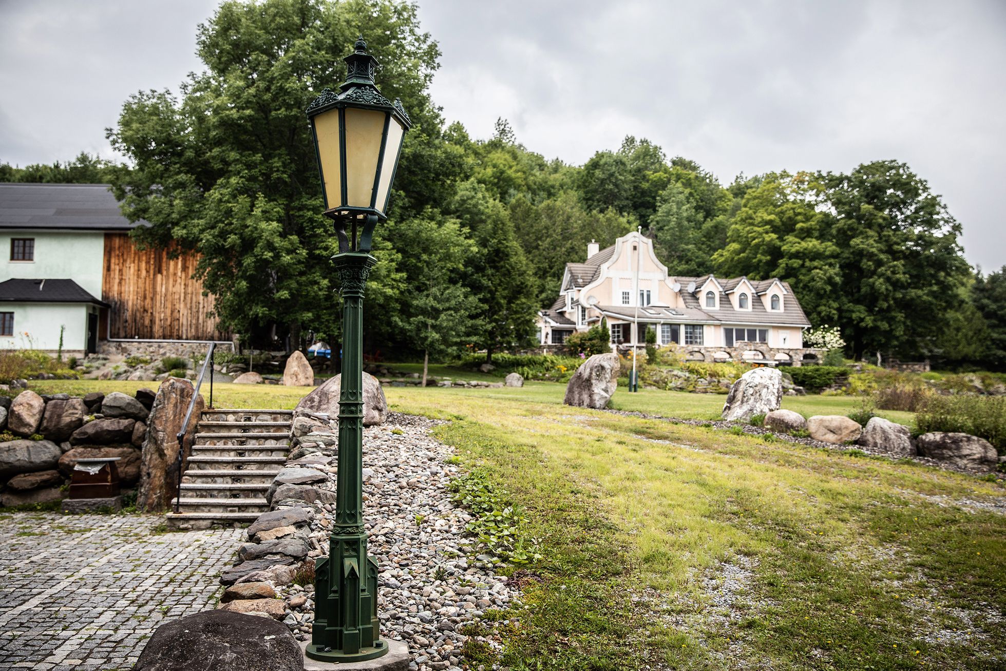 The Canadian forests hide a unique village as if cut from the Czech Republic.  Today she is abandoned