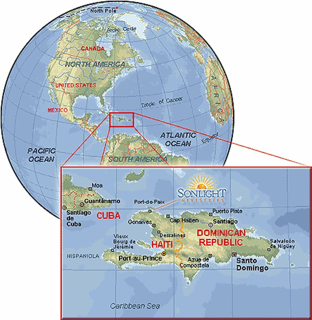 Покажи на карте доминикану. Панама и Доминикана на карте. Доминикана и Гаити на карте.