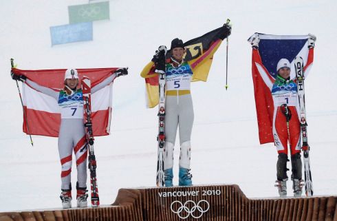 Nejlepší trio: stříbrná Schildová, zlatá Rieschová a bronzová Záhrobská | Foto: Reuters