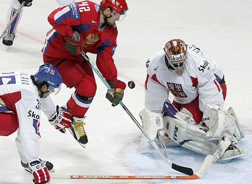 Roman Čechmánek na MS 2007. | Foto: Reuters