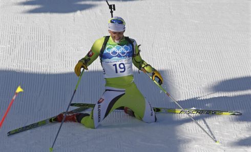 Pavol Hurajt slaví třetí místo | Foto: Sport