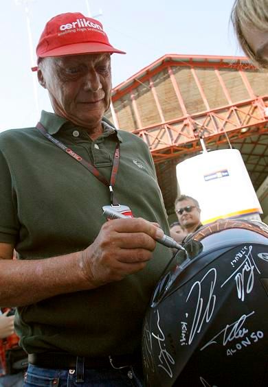 Niki Lauda ve Valencii | Foto: Reuters