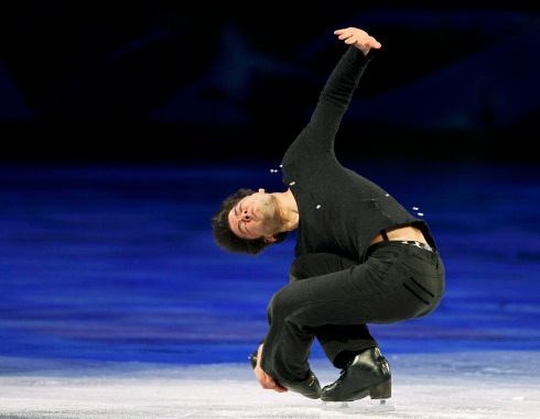 Krasobruslařská exhibice: Stéphane Lambiel. | Foto: Reuters