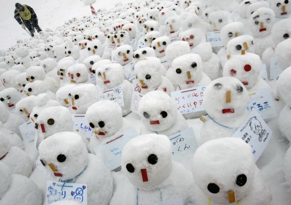 Takhle vypadá Sněžný festival v japonském Sapporu. | Foto: Reuters