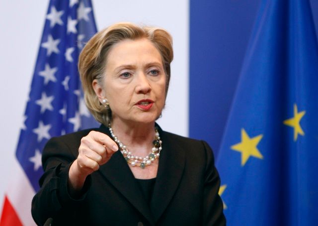 Hillary Clintonová v Bruselu | Foto: Reuters