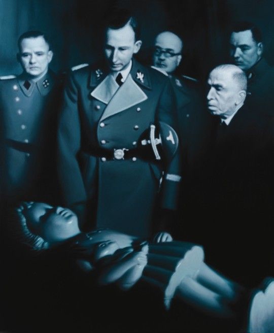 Heydrich hloubá nad Golemovou dcerou, 2008. | Foto: Gottfried Helnwein