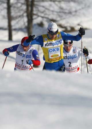 Pavel Churavý, Jason Lamy Chapuis a Alessandro Pittin | Foto: Reuters