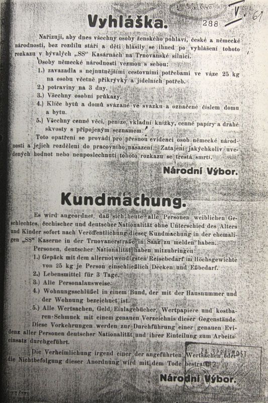 3.6. 1945 byli všichni muži již mrtví nebo zavření. Je čas vypořádat se se ženami a dětmi | Foto: Ludvík Hradilek